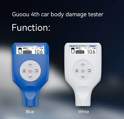 The development history of Guoou's 4th-generation metal putty detect coating thickness gauge