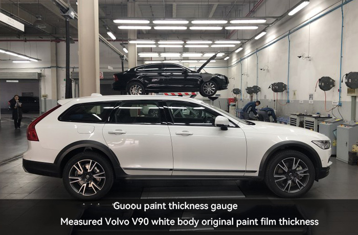 Volvo paint thickness value