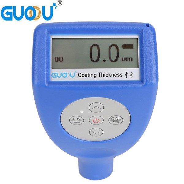 0~1250um GUOOU GTS810F Car Paint Magnetic Chrome Digital Coating Thickness Tester Meter automotive coating Thickness Gauge